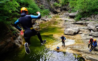 "Patschnass" Canyoning & Rafting