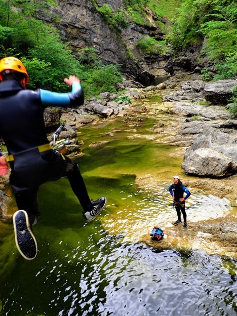 "Patschnass" Canyoning & Rafting