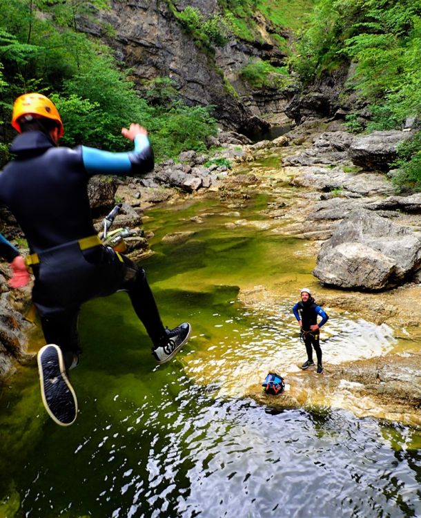 "Patschnass" Canyoning & Rafting